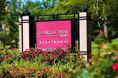 Main Entrance Sign at Charlestowne North in Greenbelt MD